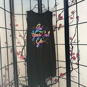 Torrid Active asymmetrical Black Tank Top